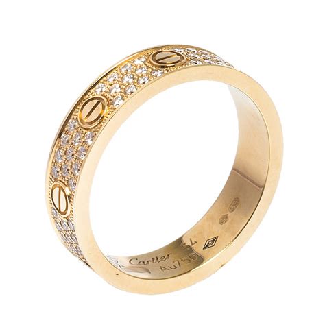 rose gold cartier wedding band